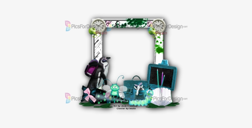 Cluster School Is Cool - Picture Frame, transparent png download