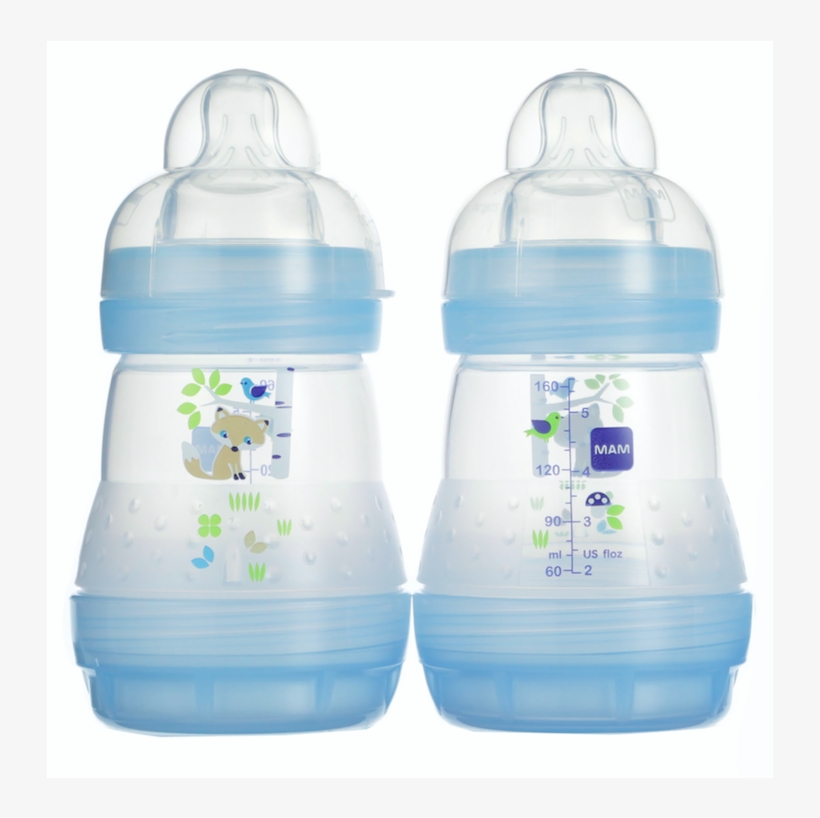 Mam Anti-colic Bottle Boy 5 Ounces 2-count, transparent png download