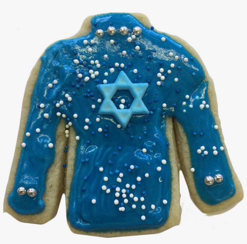 Hanukkah Ugly Sweater Cookies - Woolen, transparent png download