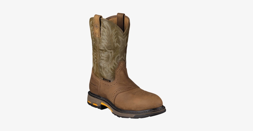 Work Boots - Mens Ariat Ds Aged Bark Workhog Composite Toe Boots, transparent png download