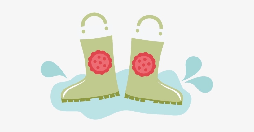 Rain Boots Svg Files For Scrapbooking Cardmaking Rain - Rain Boots Clipart Png, transparent png download