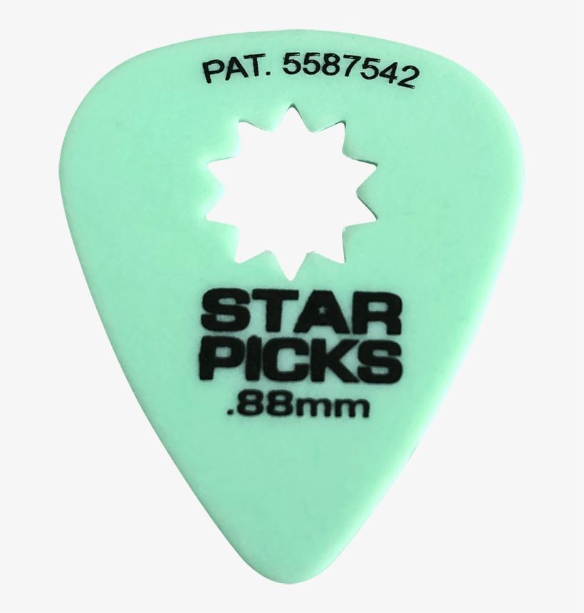 Star Pick Guitar Picks, 12-pack - Everly Star Pick, Yellow .073, One Pick, transparent png download