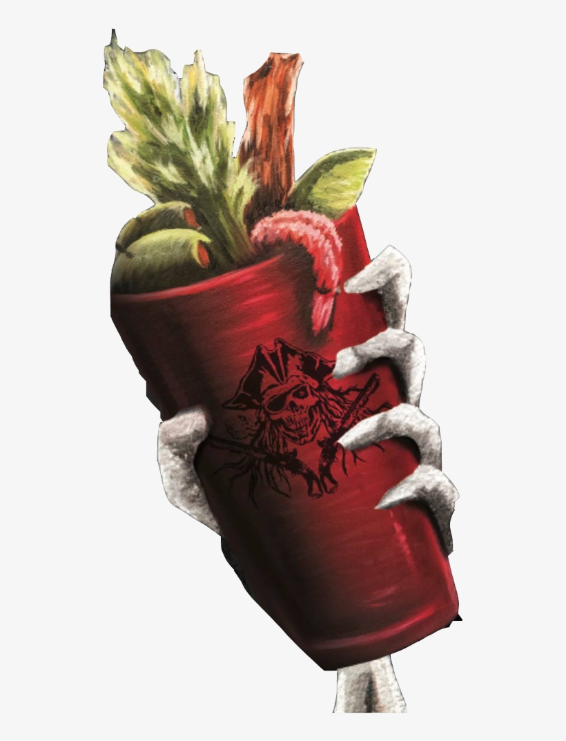 Bloody Cup With Hand - Illustration, transparent png download
