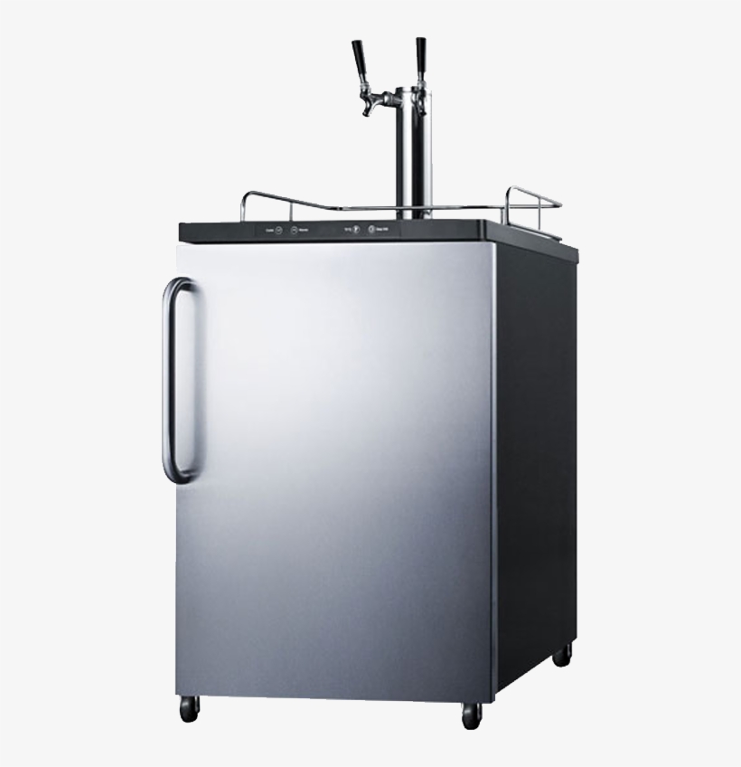 Kegerator - Summit Sbc635mbidpltwin 24" Built In Beer Dispenser, transparent png download