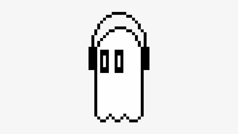 Brb Transparent Pixel Art - Napstablook Pixel Art, transparent png download