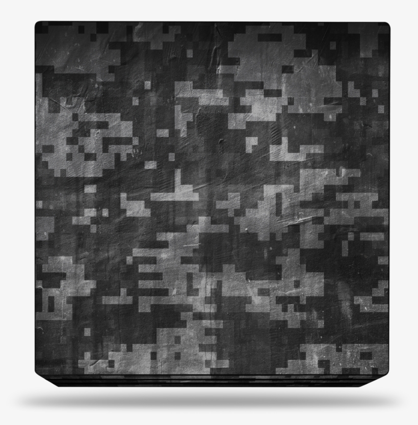 Sony Ps4 Pro Digital Camo Skin - Digital Camouflage Pillow Case, transparent png download