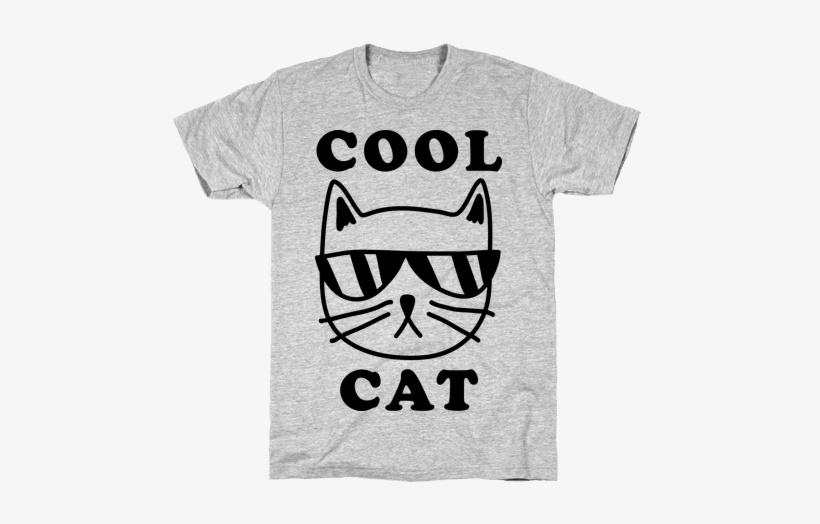Cool Cat Mens T-shirt - Just Wanna Sleep T-shirt: Funny T-shirt From Lookhuman., transparent png download