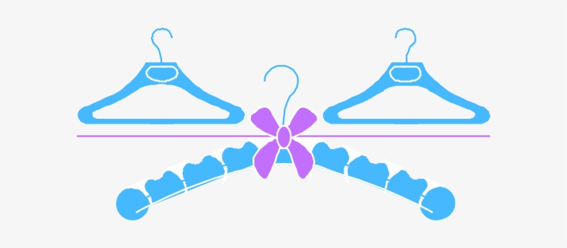 Clothes Hangers Svg Clip Arts 600 X 279 Px, transparent png download