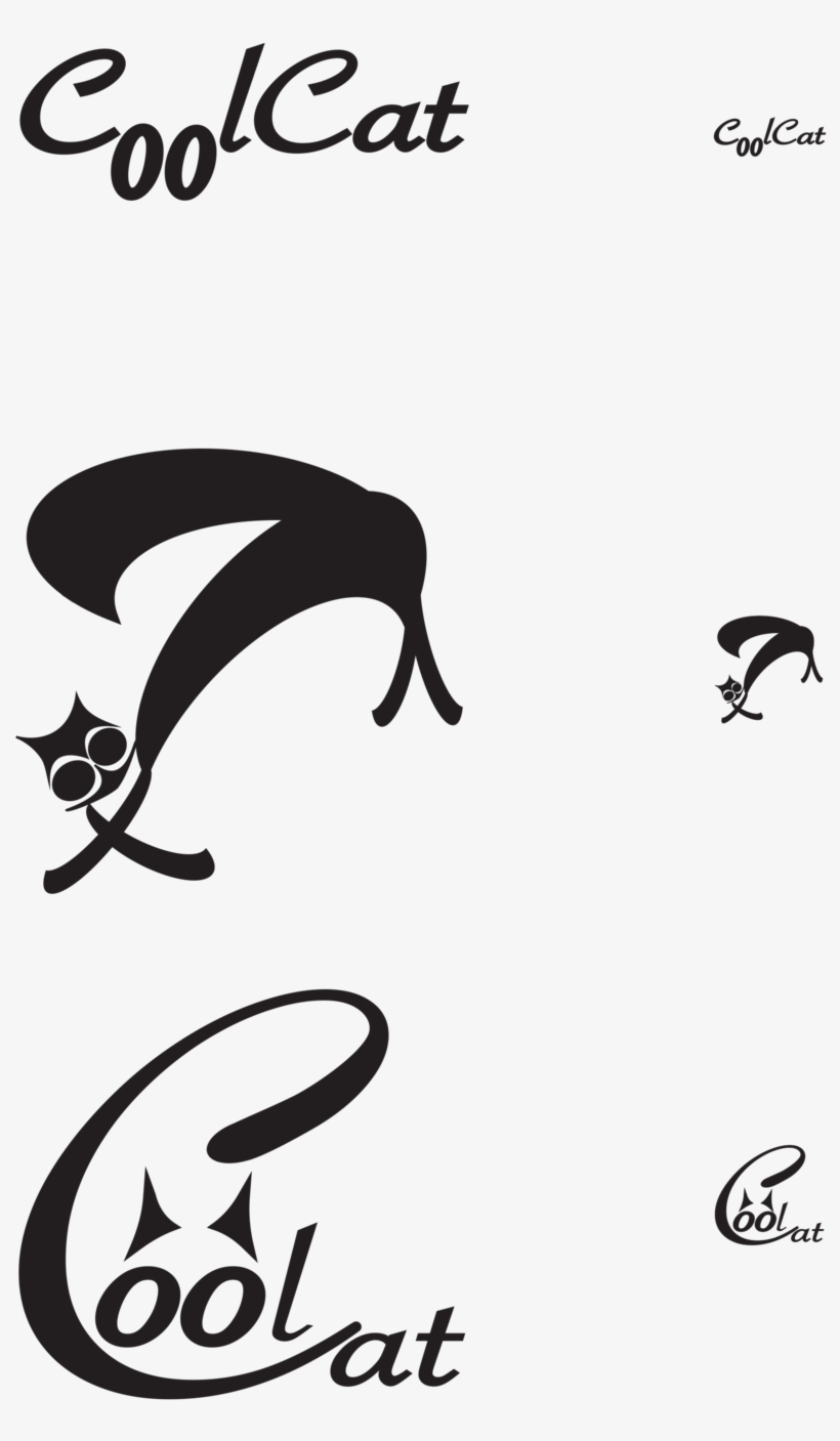 Cat Logo Bw Madlen, transparent png download