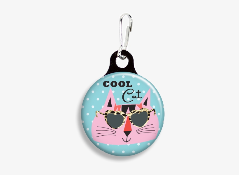 Fetch Life Pet Outfitters Dog & Cat Collar Clips - Promotional Zoogee 1-1/8 Round Metal Zipper Pull Tag, transparent png download