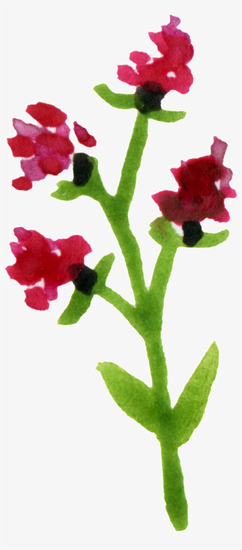 Purple Flower Transparent Decorative - Floral Design, transparent png download