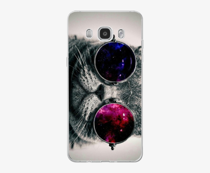 Cat With Glasses Iphone 6s Case, transparent png download