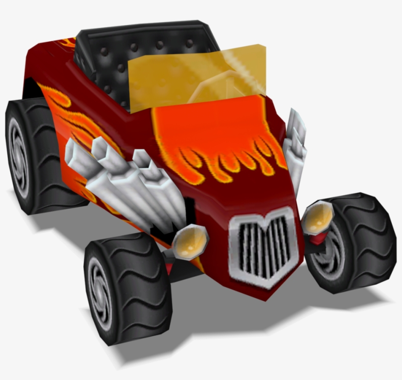 Crashpsprender - Crash Team Racing Car, transparent png download