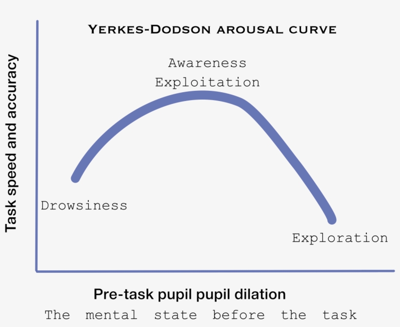 Yarkes-dodson Arousal Curve - Portable Network Graphics, transparent png download