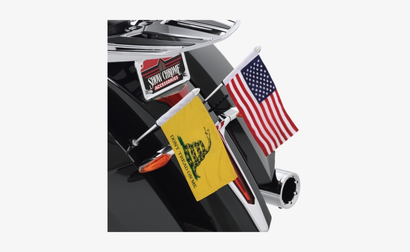 Includes 6'' X 9'' American Flag Black Mount Easily - Don T Tread On Me, transparent png download
