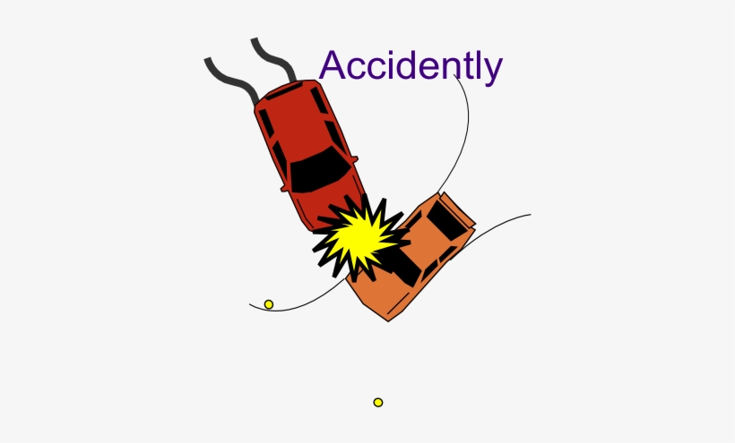 Clip Library Accident Clip Art At Clker Com Vector - Car Crash Clip Art, transparent png download