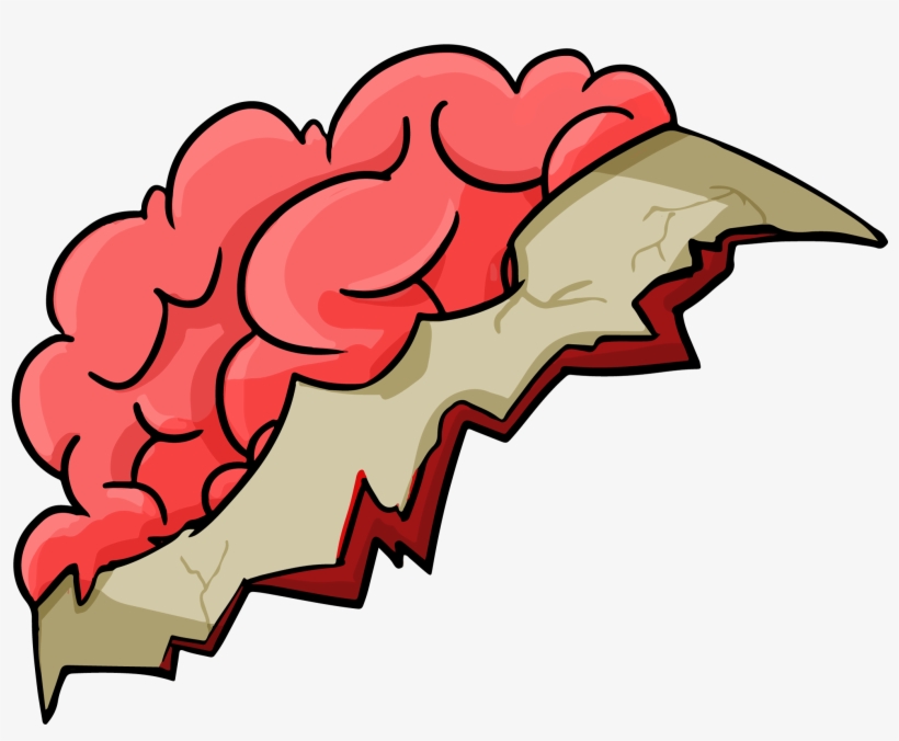 Buy Comic Artwork For Ui Graphic Assets - Zombie Brain Cartoon Png, transparent png download