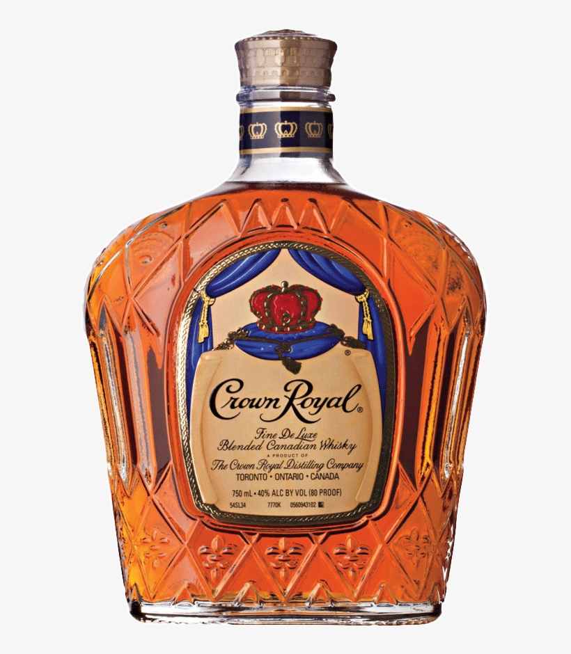 Crown Royal Canadian Whiskey - 1000 Ml Crown Royal, transparent png download