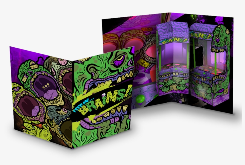 Feedmebrains Promo 3d - Graphic Design, transparent png download