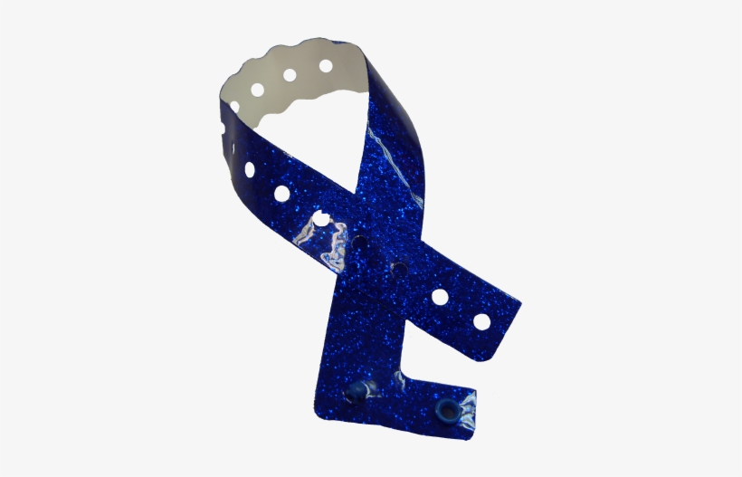 Blue Glitter Wristbands - Bracelet, transparent png download