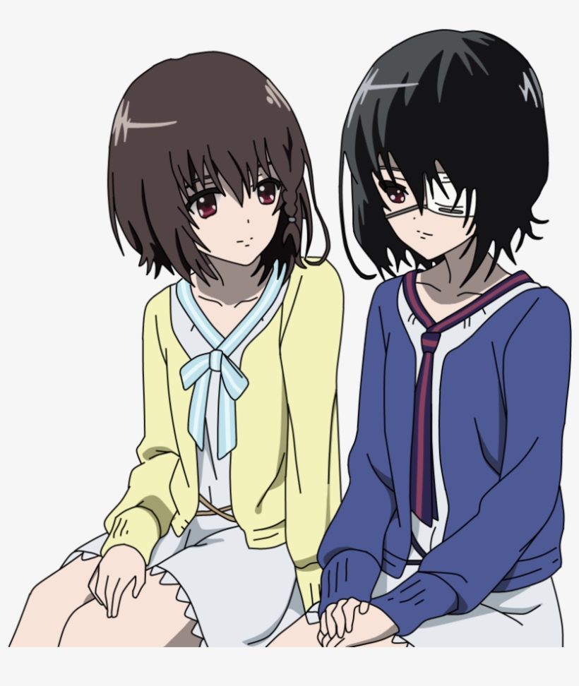 I Have Been Working On This Vector Since Episode 10 - Anime Misaki Mei And Her Sister, transparent png download