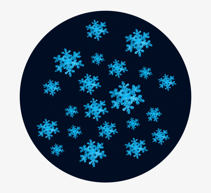 Winter Snowfall - Winter Snowfall - Apollo Glass Gobo #c2-1000, transparent png download