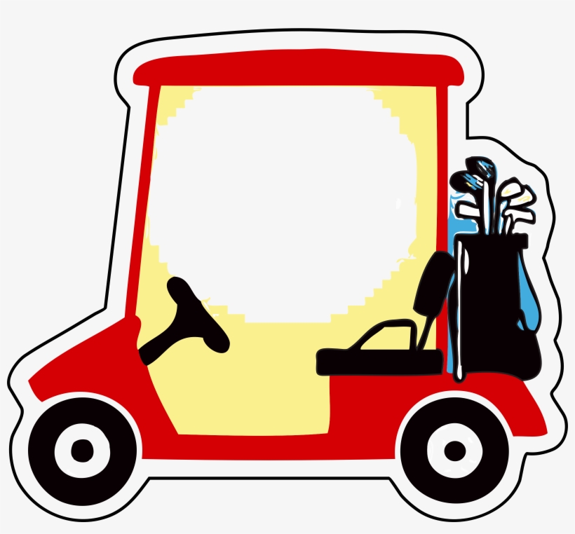 Golf Ball Clipart Golf Cart - Golf Clip Art, transparent png download