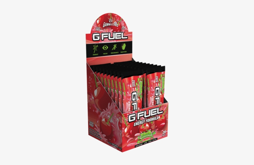 Sour Cherry Box - Gamma Labs G Fuel Tropical Rain 20 Packs, transparent png download