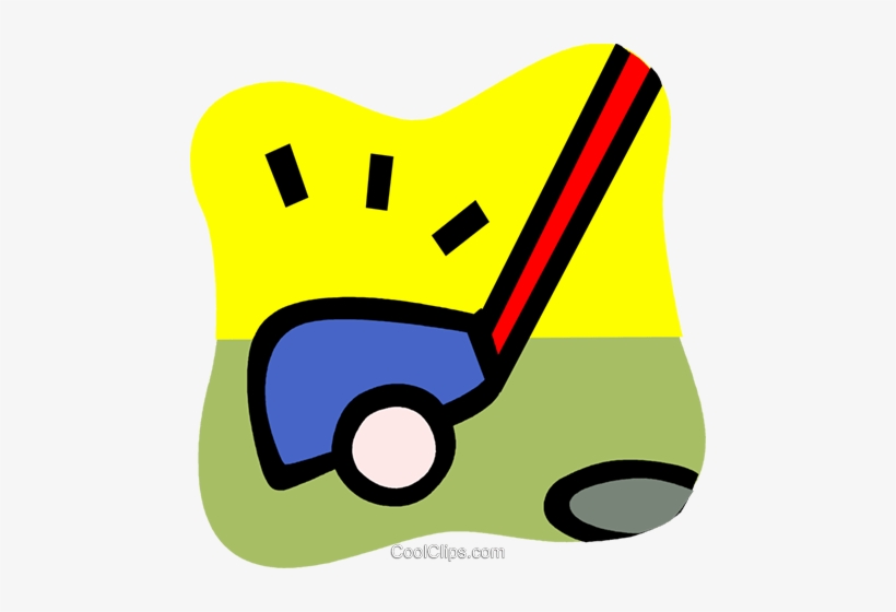 Golf Vector Clipart Of A Golf Club And Golfball - Golf, transparent png download
