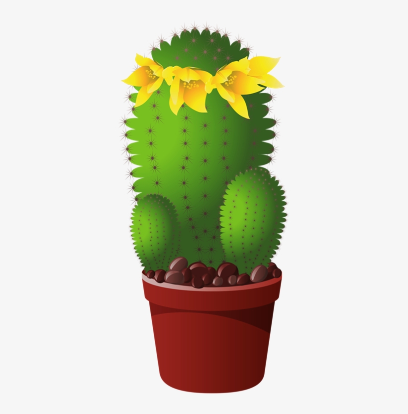 Picture My Garden Valley Pinterest Cacti Clip - Cactus Tree Pot Clipart, transparent png download
