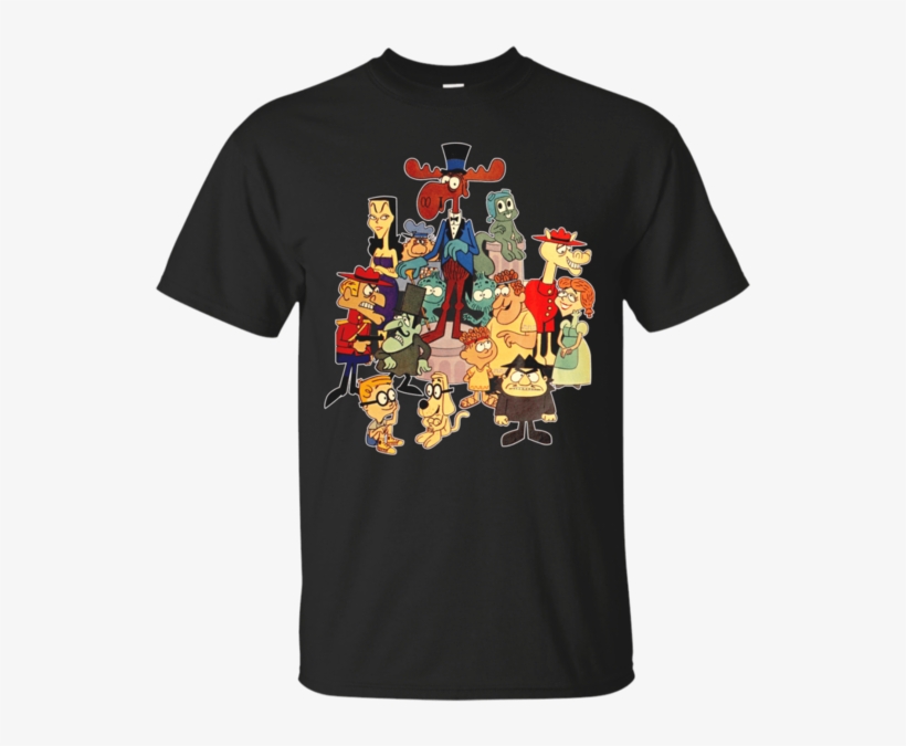 Rocky And Bullwinkle Custom Ultra Cotton T-shirt / - Hearthstone Shirt, transparent png download