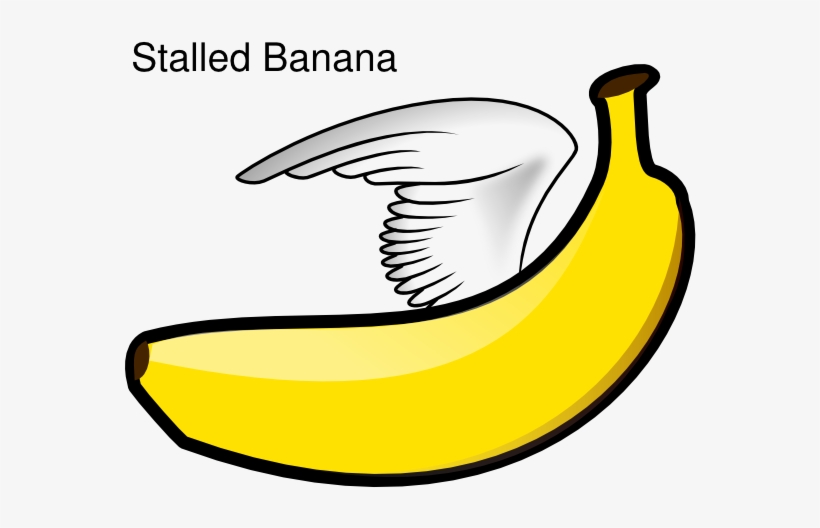 Stalled Banana Clip Art At Clker - Banana Clip Art, transparent png download