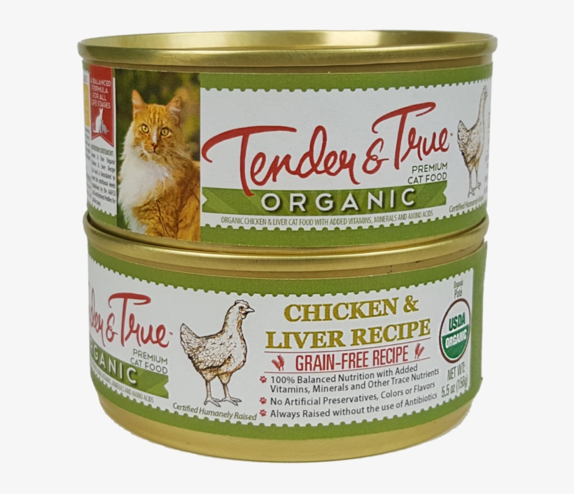 Tender & True Grain Free Organic Chicken And Liver - Tender & True Organic Chicken And Liver Recipe, transparent png download