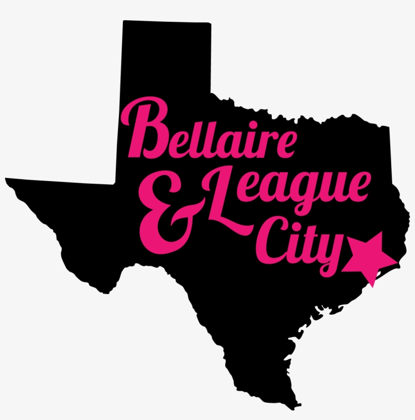 Bellaireleague City Vector - Texas Map Vector, transparent png download
