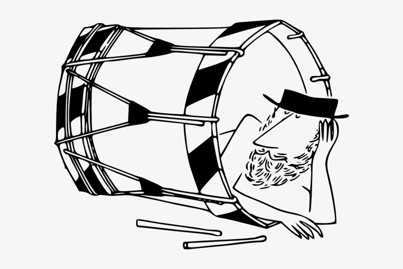 Free Vector Sleeping In A Basler Drum Clip Art - Drum Clip Art, transparent png download