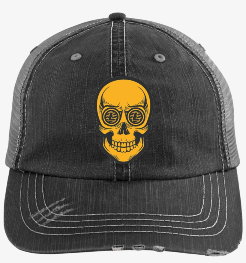 Litecoin Trucker Hat - Onion Going Into A Basketball, transparent png download