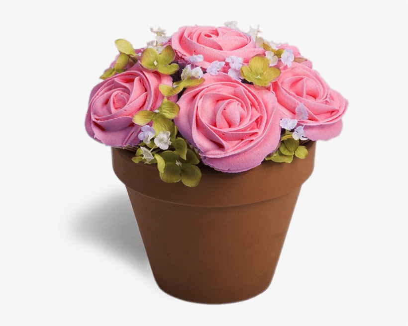 S-potted - Cupcakes Bouquet Flowers, transparent png download