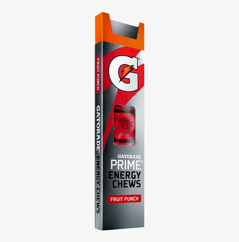 Undefined Nutrition - Gatorade Prime Energy Chews Fruit Punch, transparent png download