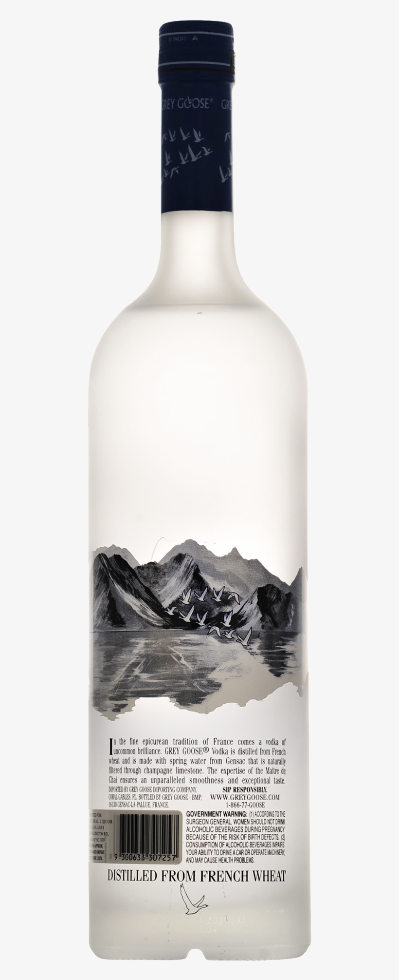 Grey Goose Vodka 1l Bottle - Grey Goose Original Vodka, transparent png download