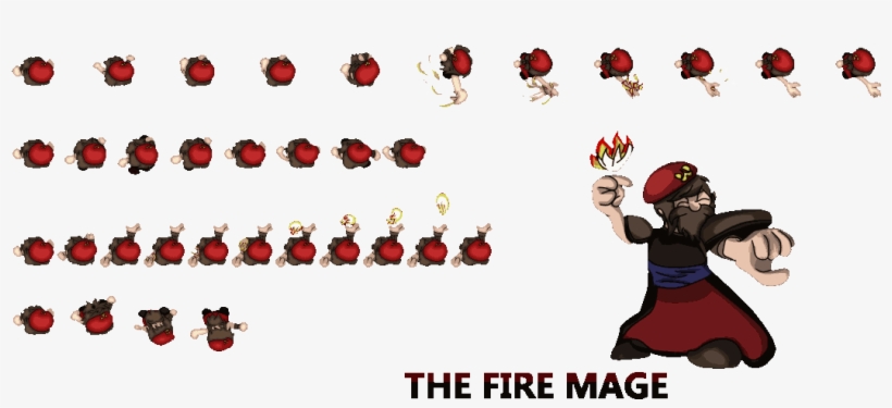 The Fire Mage - Cartoon, transparent png download