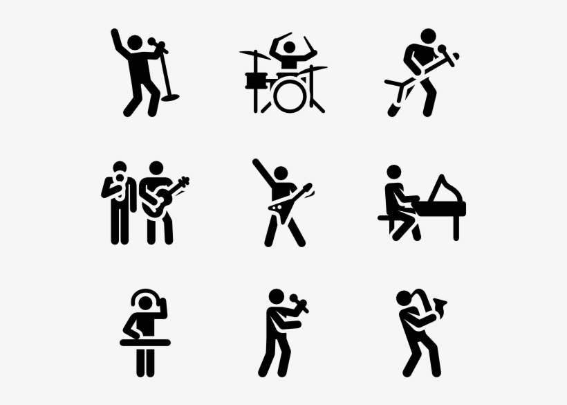 Musician Human Pictograms - Orchestra Icon, transparent png download