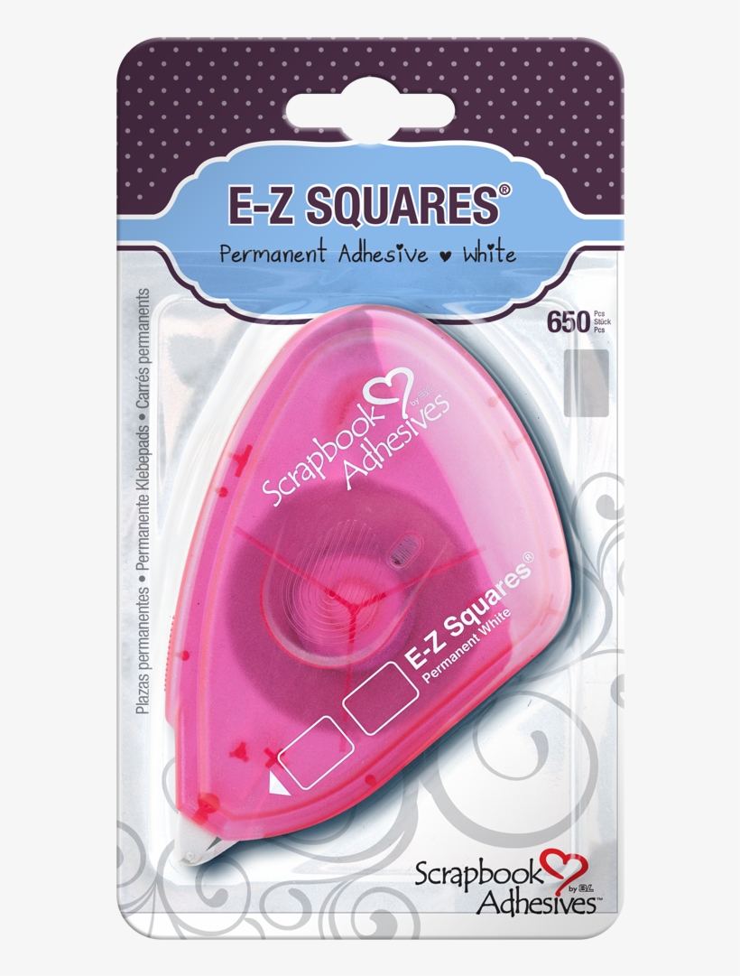 E-z Squares Original Dispenser, 650 Pcs Mounting Squares - 3l Scrapbook Adhesives E-z Square Tabs 650/pkg-permanent, transparent png download