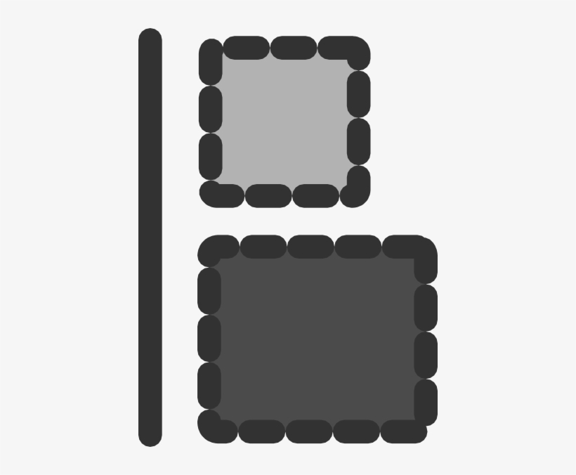 This Free Clipart Png Design Of Align Squares Left, transparent png download