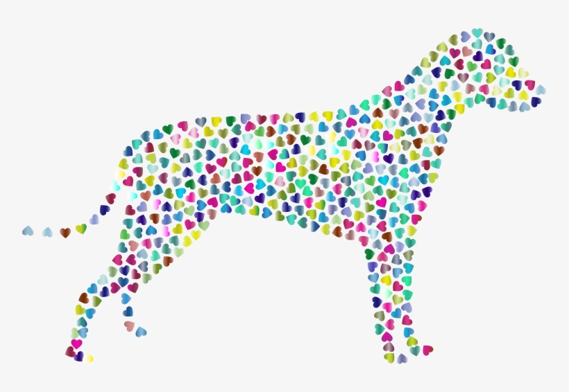 Medium Image - Dog Silhouette Colors Png, transparent png download