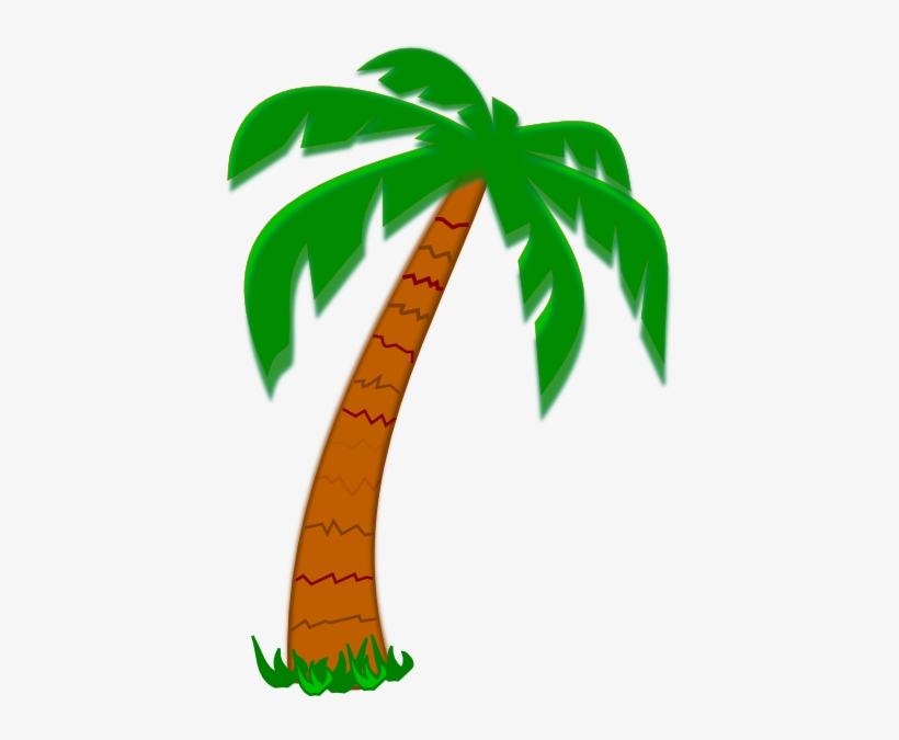 Palm Tree Clip Art At Clker - Clip Art Palme, transparent png download