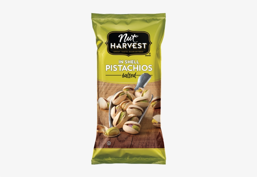 Nut Harvest® Salted In Shell Pistachios - Nut Harvest Pistachios In Shell, Salted - 1.75 Oz Packet, transparent png download