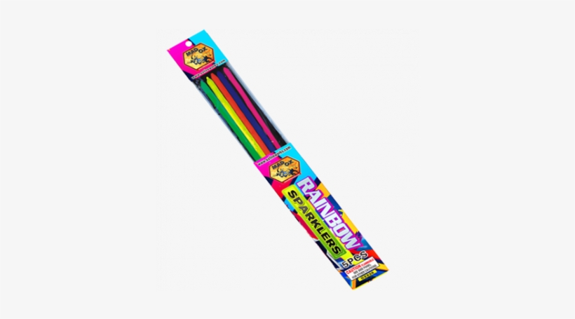 Rainbow Sparklers - Mad Ox - Fireworks, transparent png download