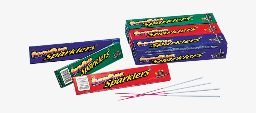 10-colored Sparkler Champny's Fireworks - Showtime Sparklers, transparent png download