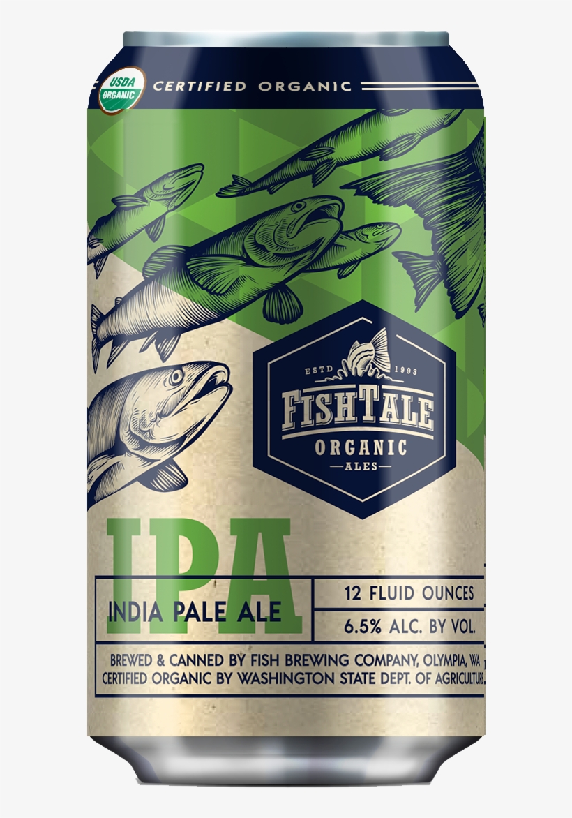 Fta Organic Ipa Can - Fish Tale Organic Porter, transparent png download