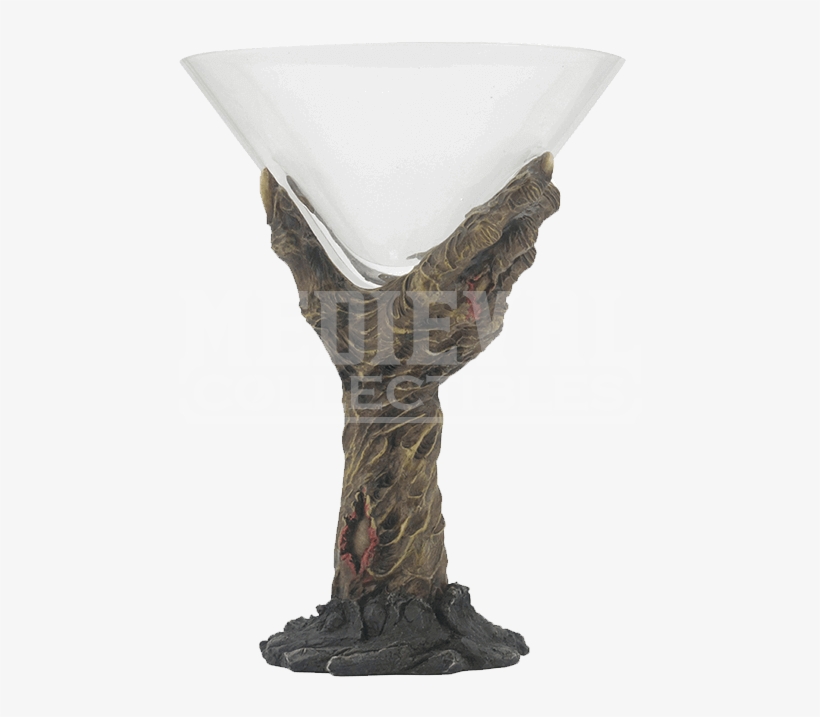 Zombie Hand Martini Glass - Unicorn Studios Wu76446aa Zombie Hand Martini Glass,, transparent png download